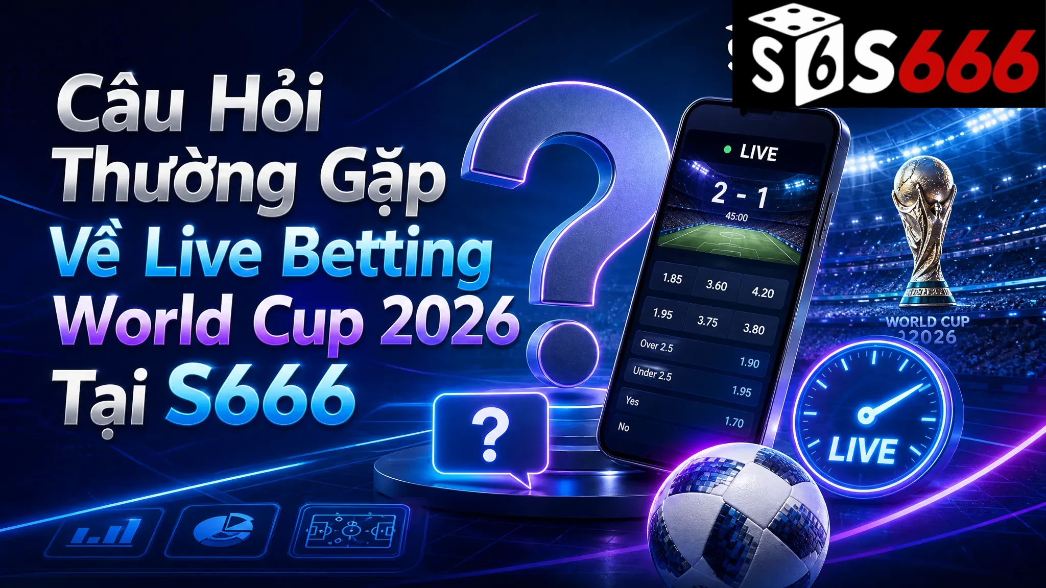Câu Hỏi Thường Gặp Về Live Betting World Cup 2026 Tại S666