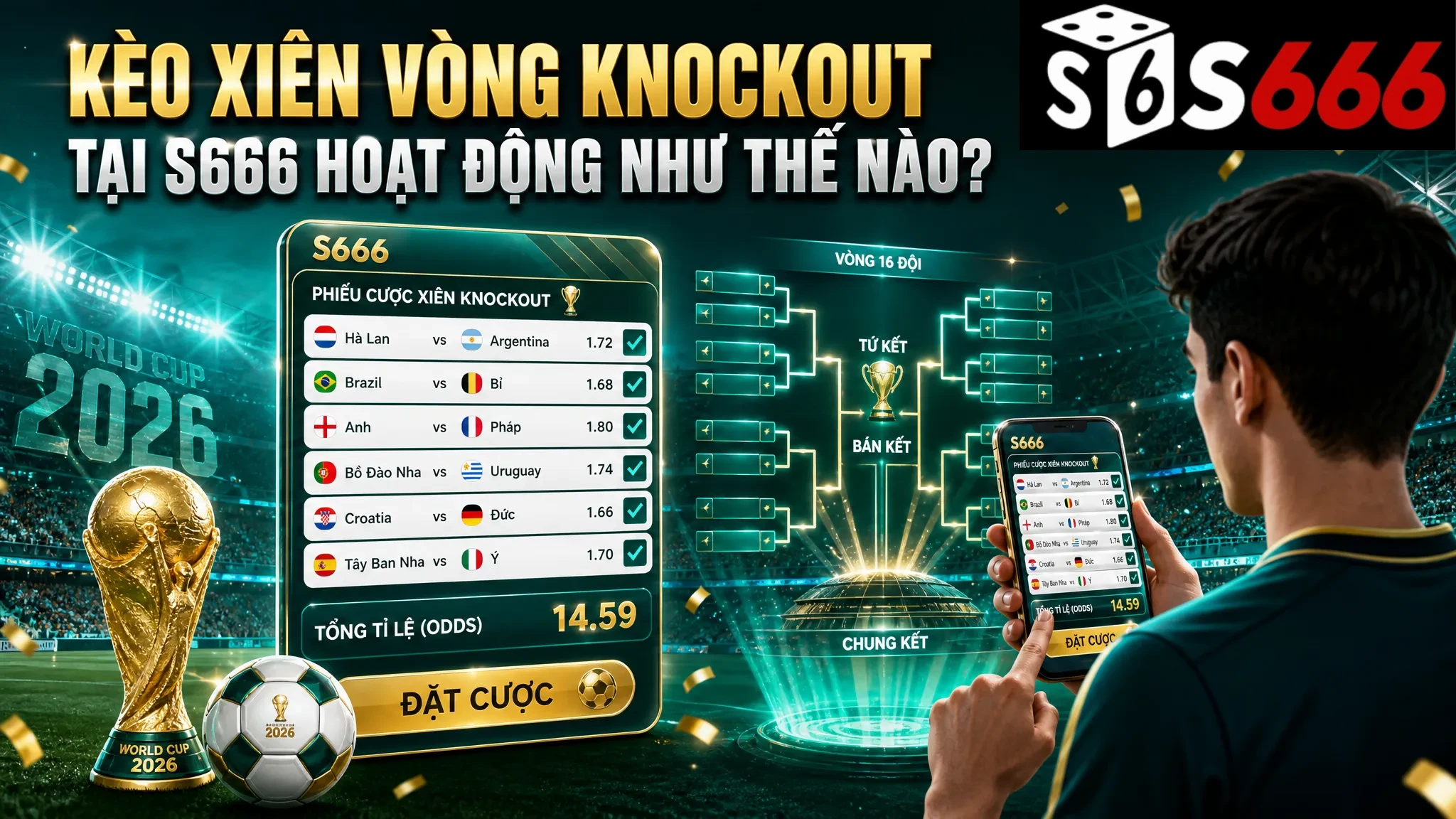 Kèo Xiên Vòng Knockout Tại S666 Hoạt Động Như Thế Nào?